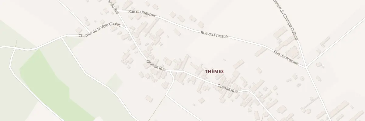 Plan du 60 Gr Grande Rue de Themes à Cézy