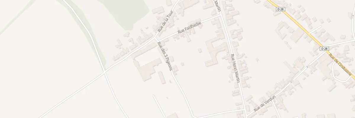 Plan du 3 Rue des 3 Pigeons à Beaurevoir
