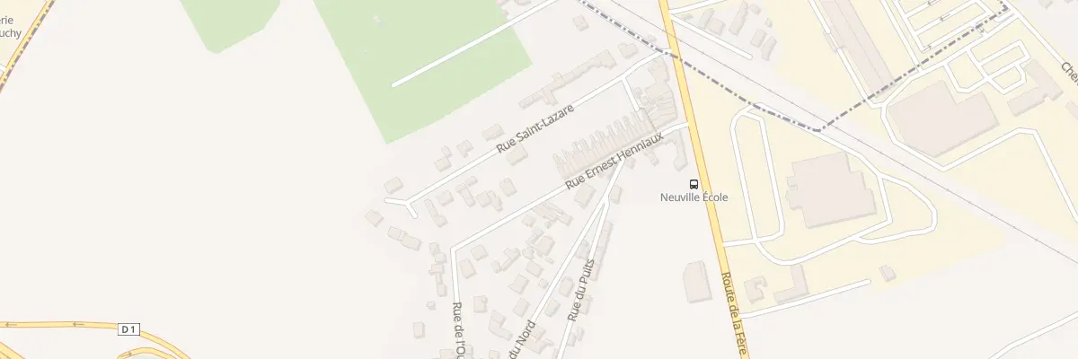 Plan du 44 Rue Ernest Henniaux à Neuville-Saint-Amand