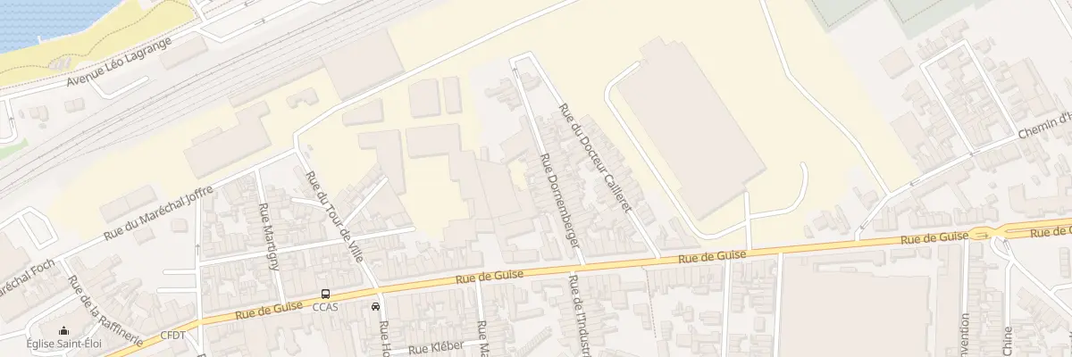 Plan du 23 Rue Dornemberger à Saint-Quentin