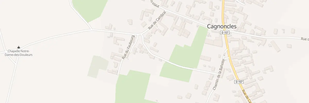 Plan du 19 Rue de Cambrai à Cagnoncles