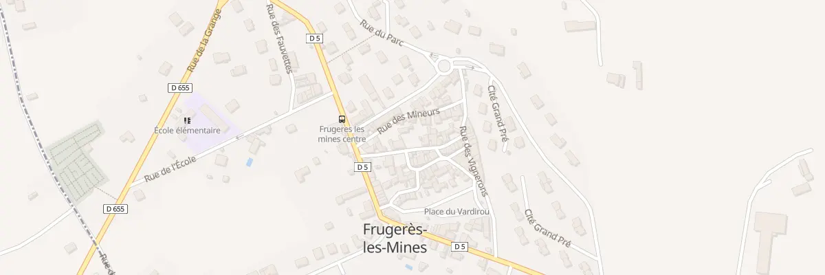 Plan du 5 Rue du Vieux Bourg à Frugerès-les-Mines