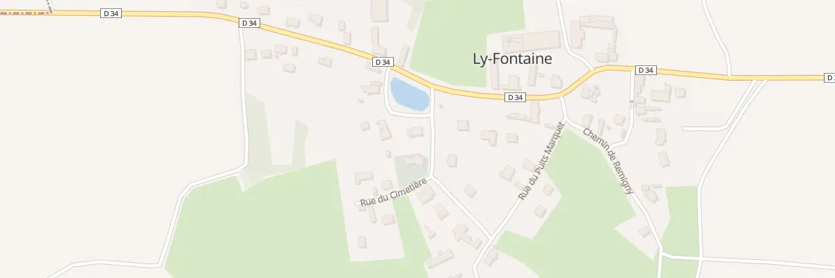 Plan du 8B Rue de l’Abreuvoir à Ly-Fontaine