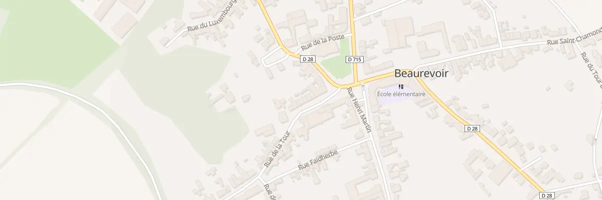 Plan du 8B Rue de la Tour à Beaurevoir