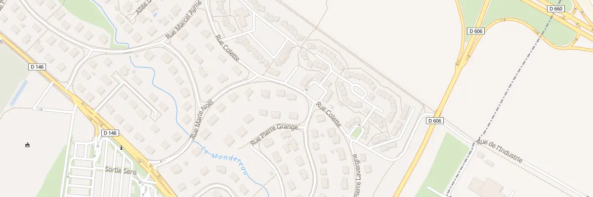 Plan du 118 Rue Colette à Sens