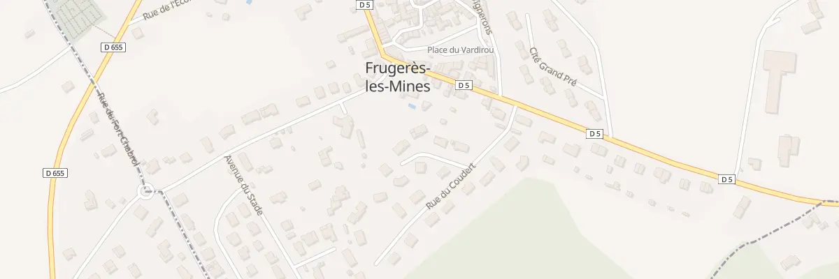 Plan du 6 Imp du Coudert à Frugerès-les-Mines