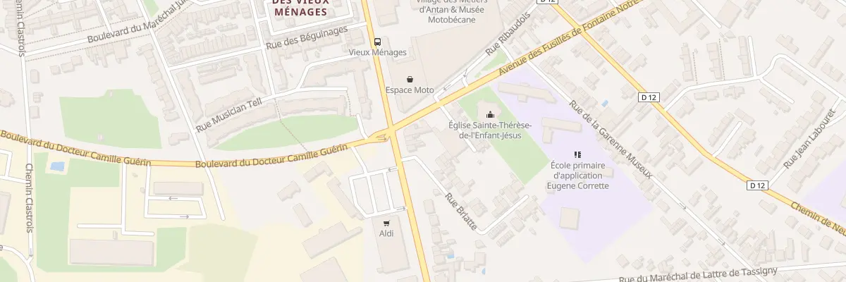 Plan du 13 Rue de la Fère à Saint-Quentin