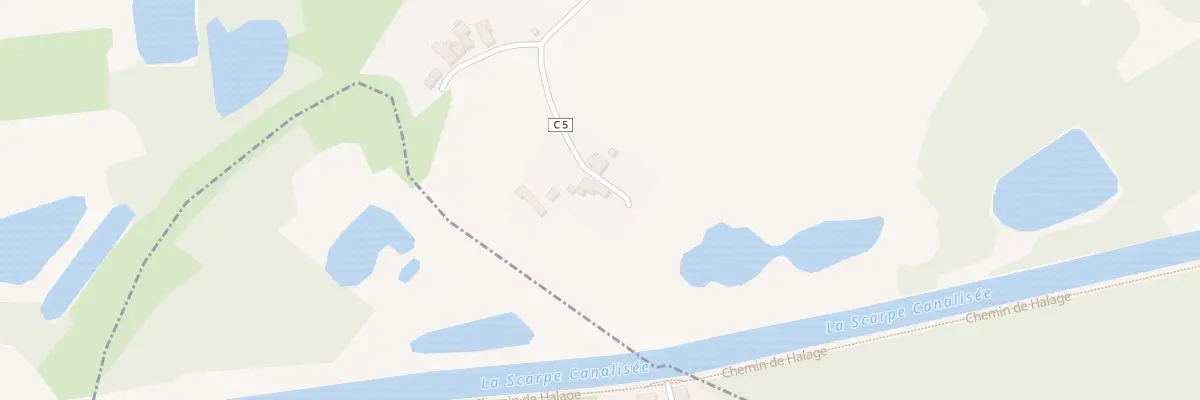 Plan du 4 Rue de la Planche d’Alnes à Warlaing