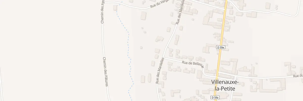 Plan du 17 Rue des Mardelles à Villenauxe-la-Petite