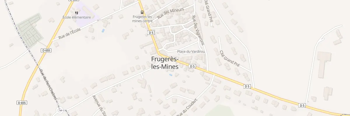Plan du 26 Rue du Vingt Mai 1952 à Frugerès-les-Mines