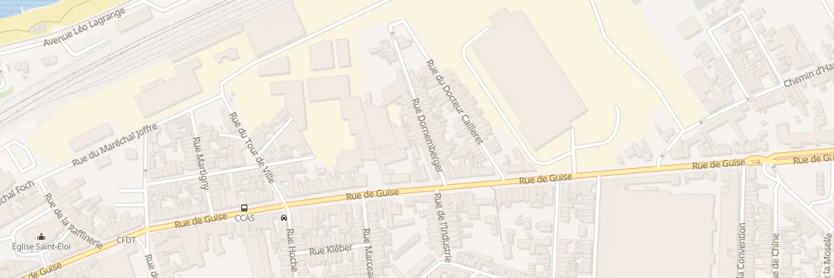 Plan du 13 Rue Dornemberger à Saint-Quentin
