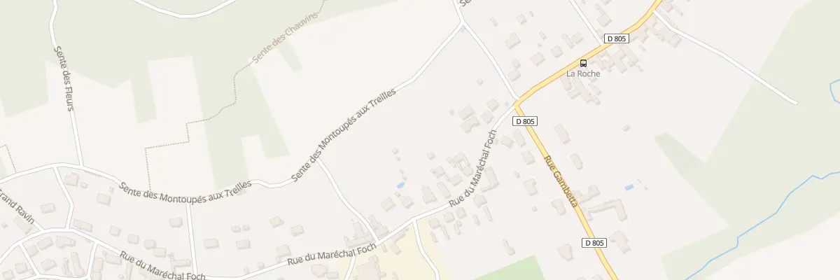 Plan du 126 Rue du Maréchal Foch à Courmelles