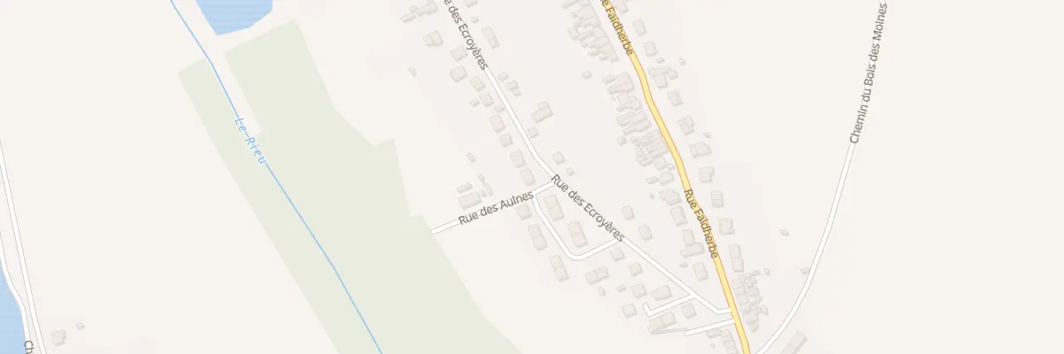 Plan du 11 Rue des Ecroyères à Tergnier