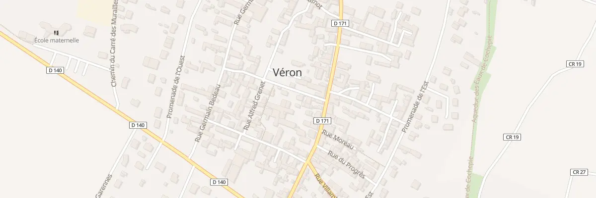Plan du 12 Rue Alexis Cornu à Véron