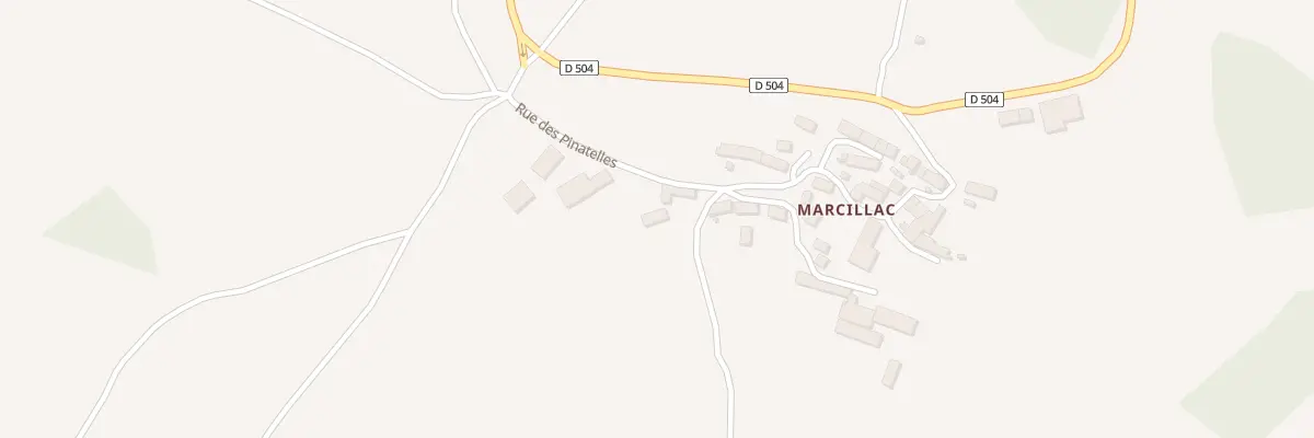 Plan du 6014 Marcillac à Lorcières