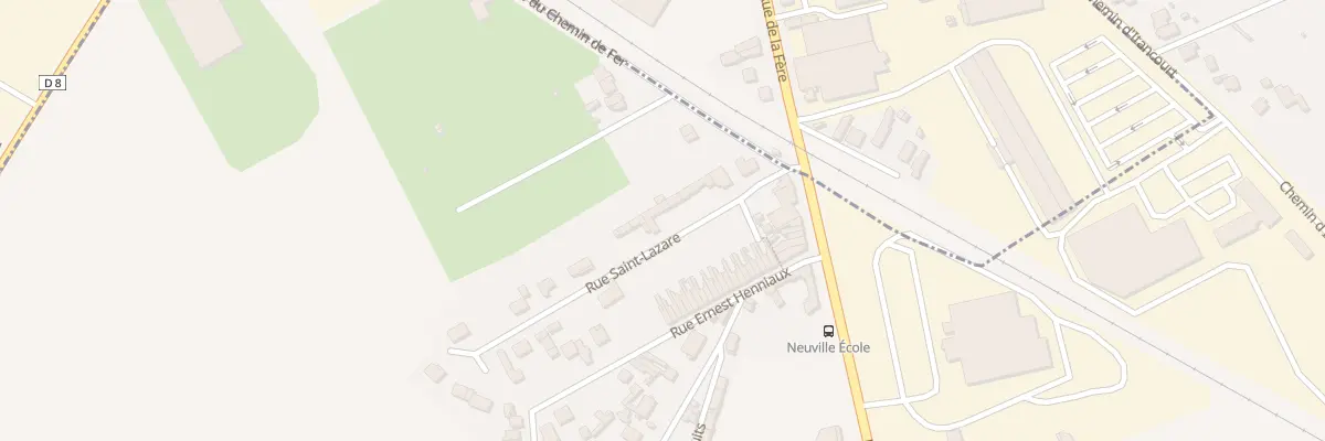 Plan du 6 Rue Saint Lazare à Neuville-Saint-Amand