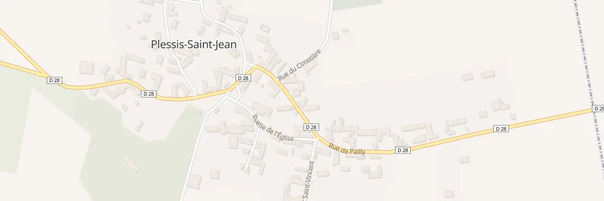 Plan du 11 Rue de Pailly à Plessis-Saint-Jean