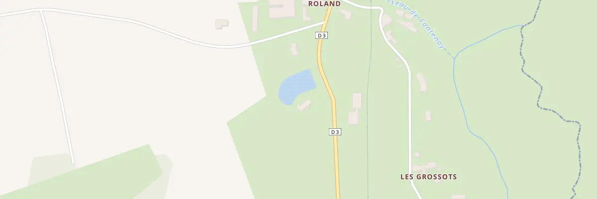 Plan du 3366 Rte de Fontenoy à Toucy