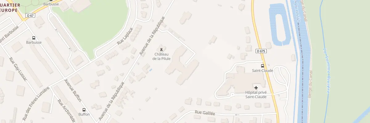 Plan du 110 Av de la République à Saint-Quentin
