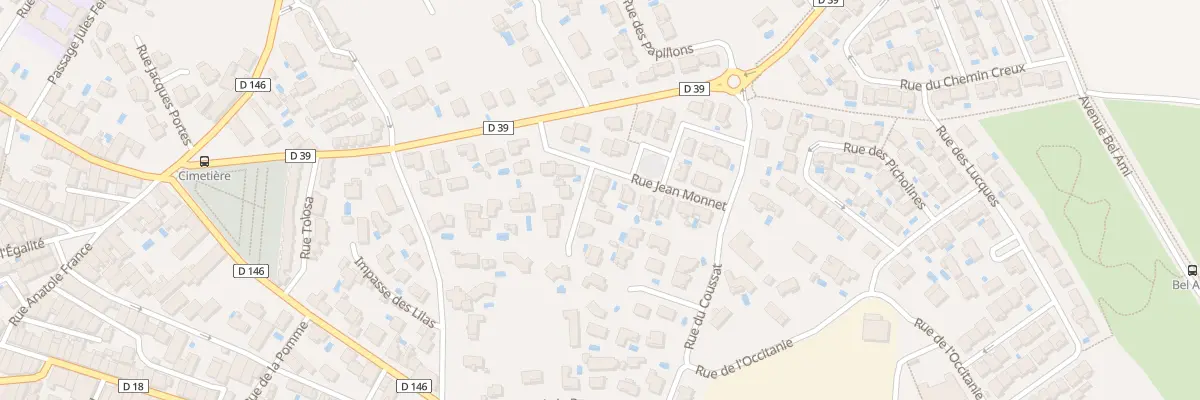 Plan du 3 Rue René Cassin à Servian