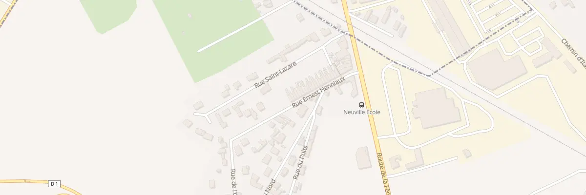 Plan du 40 Rue Ernest Henniaux à Neuville-Saint-Amand