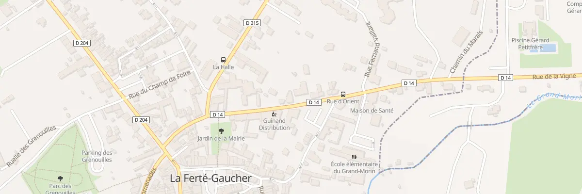 Plan du 11 Rue Ernest Delbet à La Ferté-Gaucher