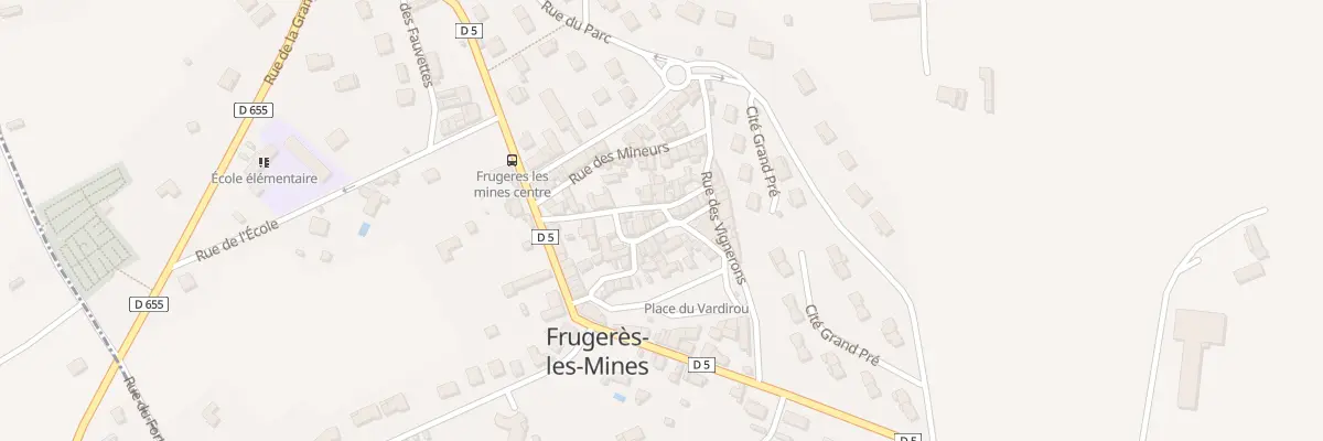 Plan du 7 Rue des Passementieres à Frugerès-les-Mines
