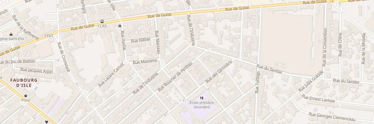 Plan du 69 Rue Boucher de Perthes à Saint-Quentin
