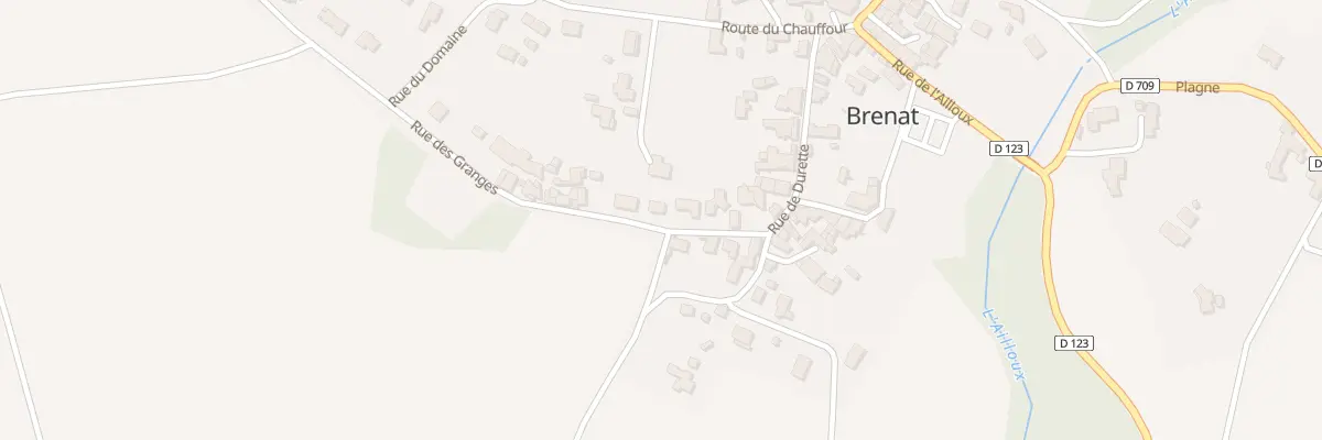 Plan du 6 Rue des Granges à Brenat
