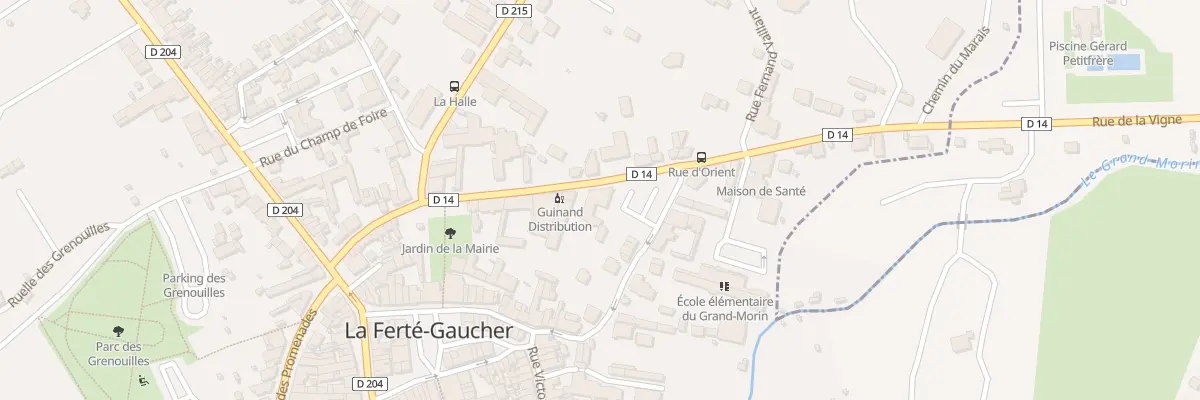 Plan du 12 Rue Ernest Delbet à La Ferté-Gaucher