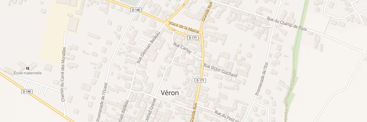 Plan du 3 Rue Alfred Grenet à Véron