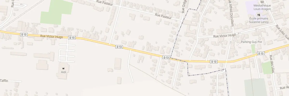 Plan du 59 Rue Victor Hugo à Fenain