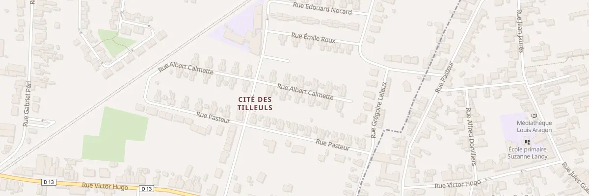 Plan du 34 Rue Albert Calmette à Fenain