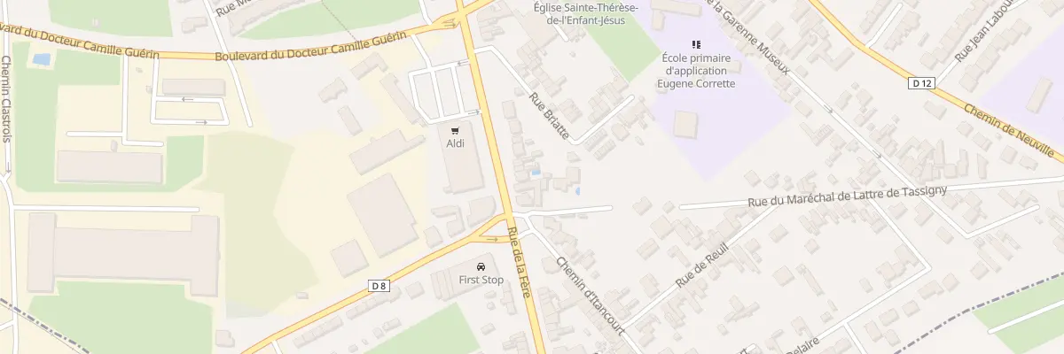 Plan du 29 Rue de la Fère à Saint-Quentin