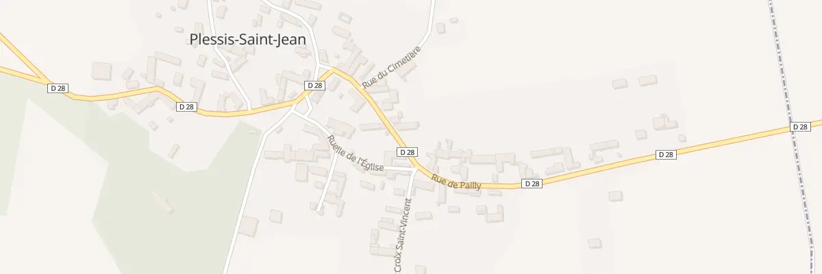 Plan du 13 Rue de Pailly à Plessis-Saint-Jean