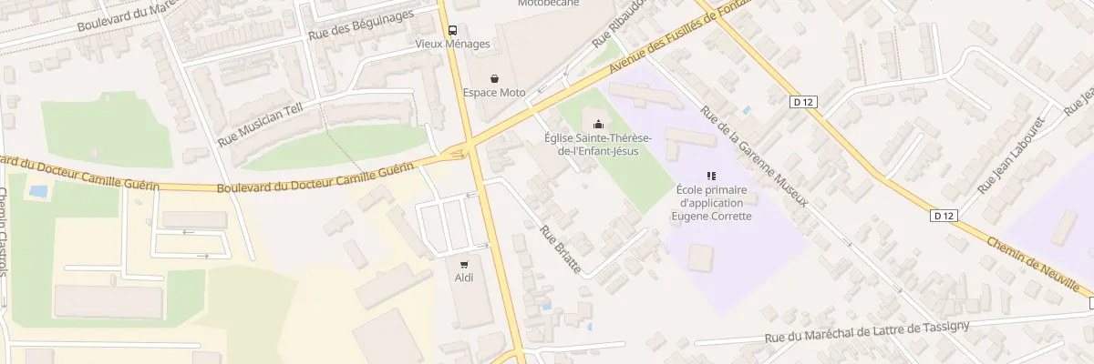 Plan du 4A Rue Briatte à Saint-Quentin
