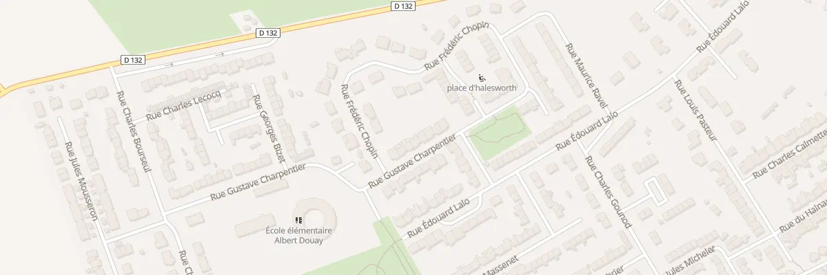 Plan du 66 Rue Gustave Charpentier à Bouchain