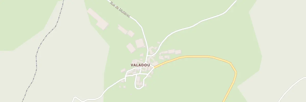 Plan du 1 Imp du Poujoulet à Montrodat