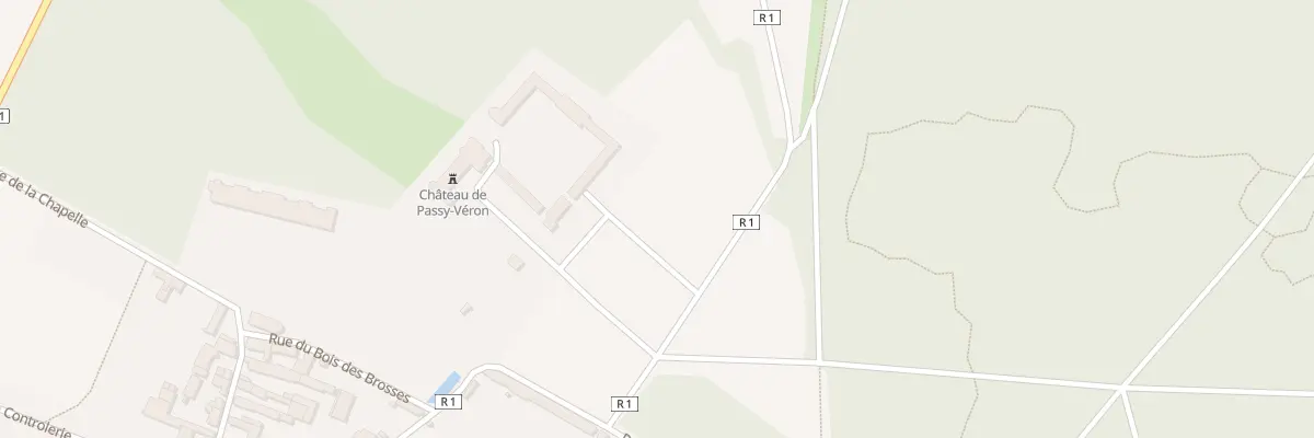 Plan du 1A All de Véron à Passy