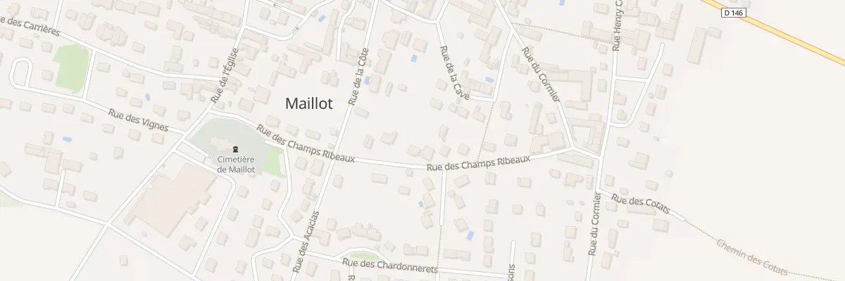 Plan du 11 Rue des Champs Ribeaux à Maillot