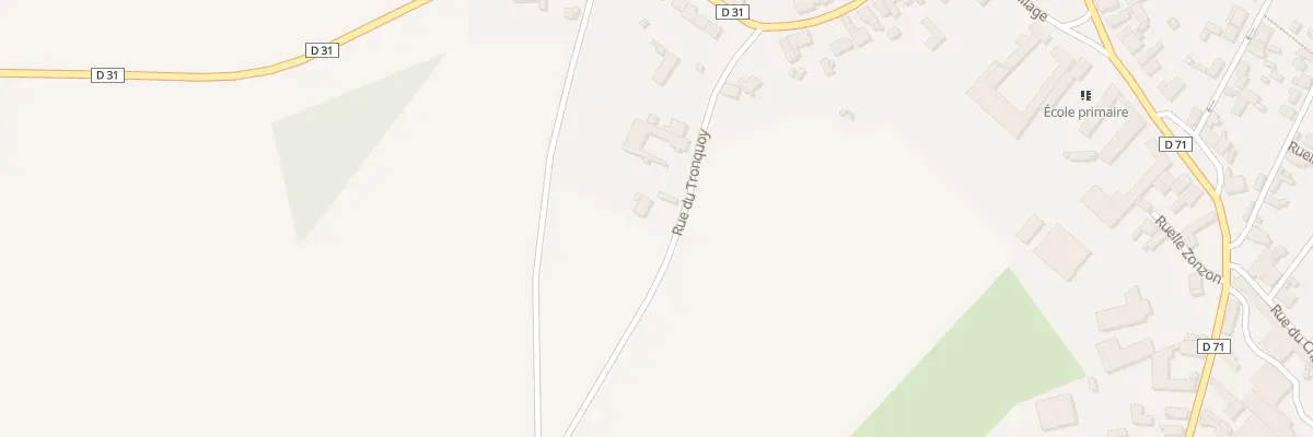 Plan du 8 Rue du Tronquoy à Levergies