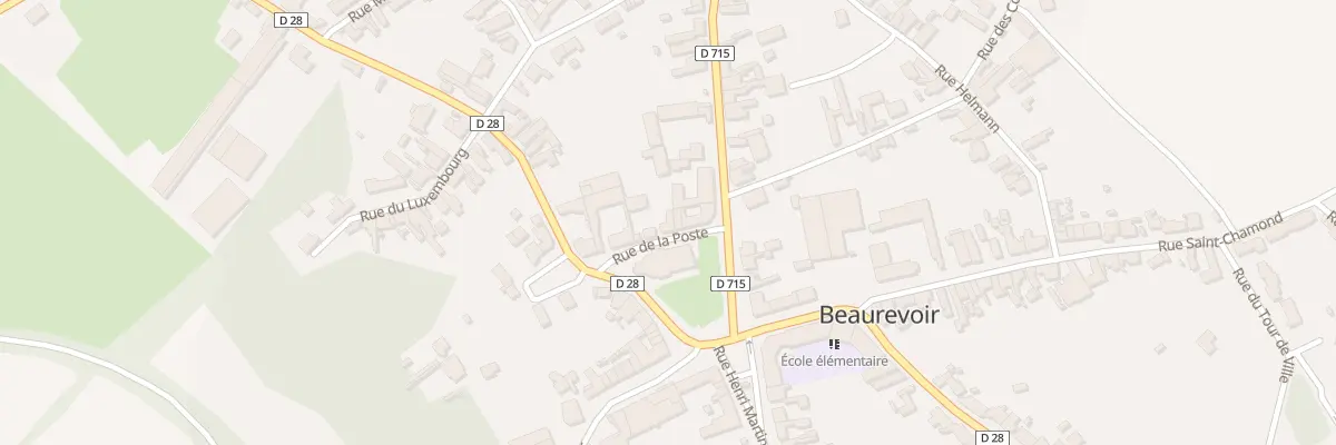 Plan du 4 Rue de la Poste à Beaurevoir