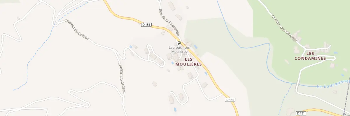 Plan du 5068 Les Moulieres à Lauroux