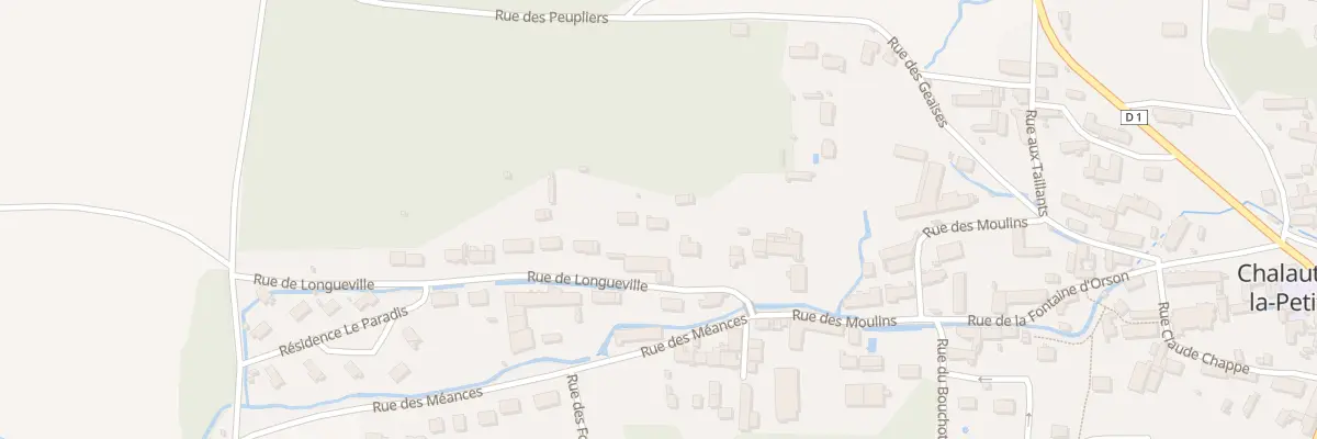 Plan du 113 Rue de Longueville à Chalautre-la-Petite