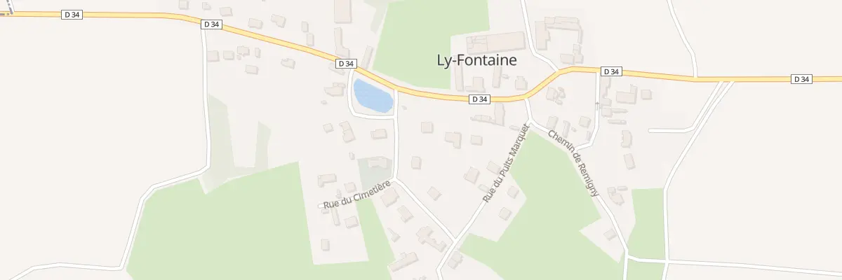 Plan du 5001 Rue Eugene Carpentier à Ly-Fontaine