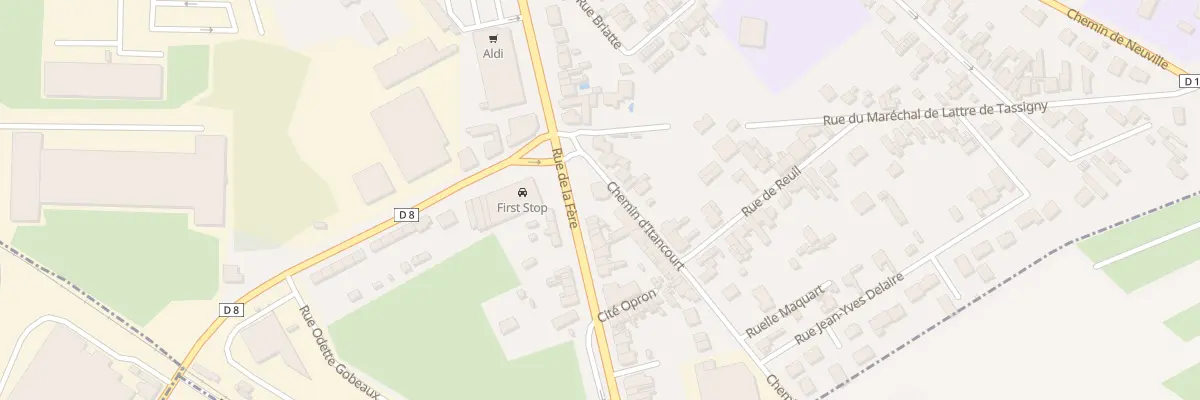 Plan du 37 Rue de la Fère à Saint-Quentin