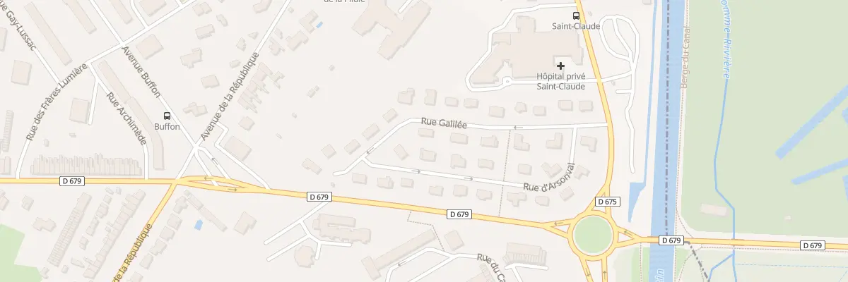 Plan du 11 Rue Galilée à Saint-Quentin