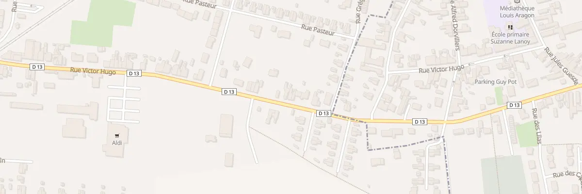 Plan du 63 Rue Victor Hugo à Fenain