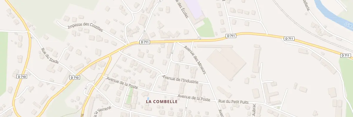 Plan du 1 Rue Plot de la Roche(Combelle) à Auzat-la-Combelle
