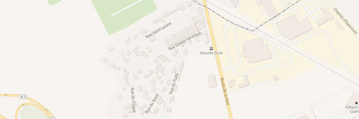 Plan du 3 Rue du Nord à Neuville-Saint-Amand